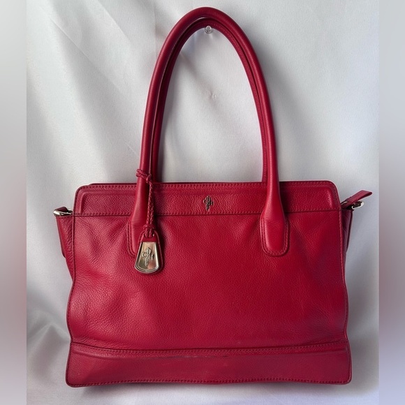 Cole Haan Handbags - Cole Haan red leather tote bag